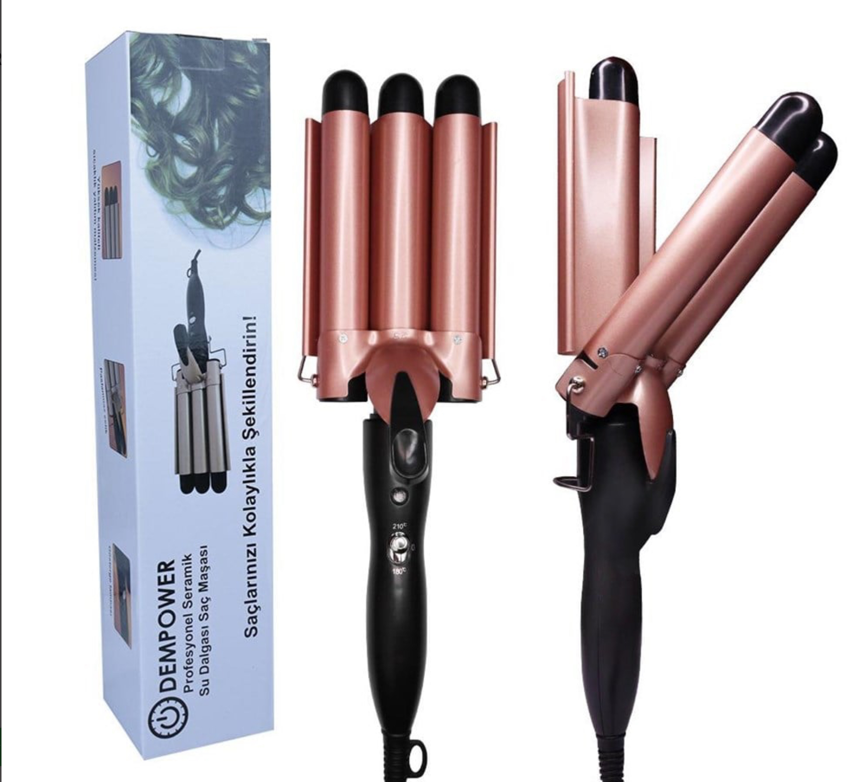 Su Dalgalı Saç Maşası