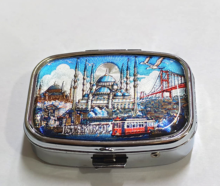 İstanbul Temalı İlaç Kutusu - Model 3