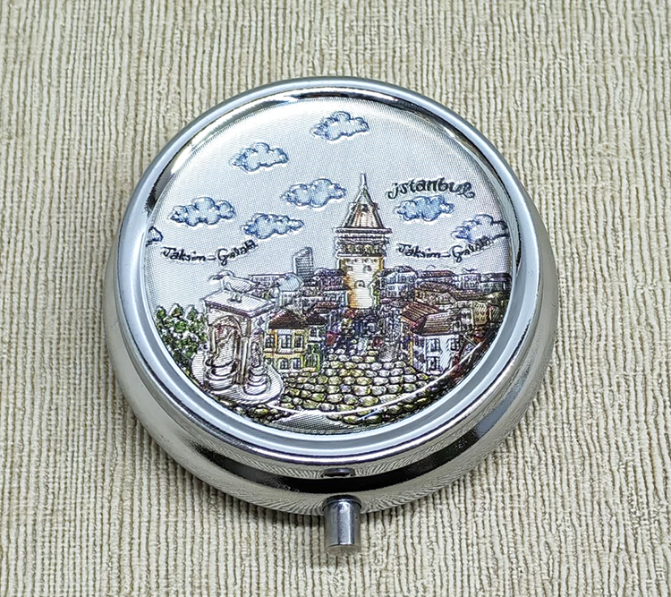 İstanbul Temalı İlaç Kutusu - Model 6