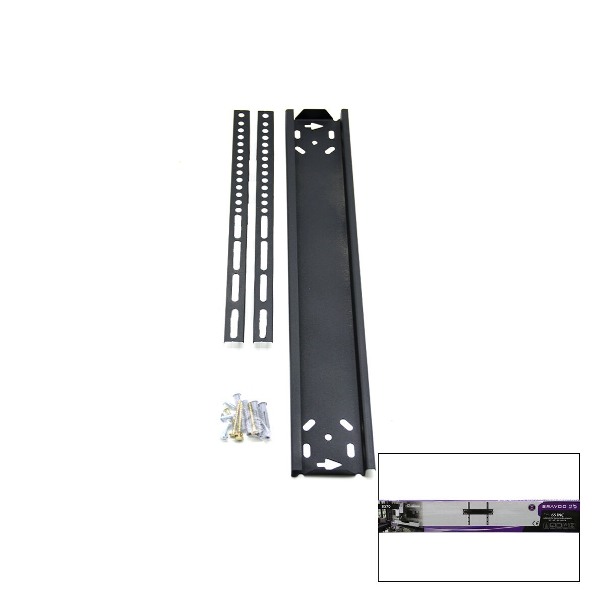 65 İnç ve 32 İnç - 65 İnç Sabit TV Askı Aparatı - LCD LED TV Uyumlu - 82-165 cm
