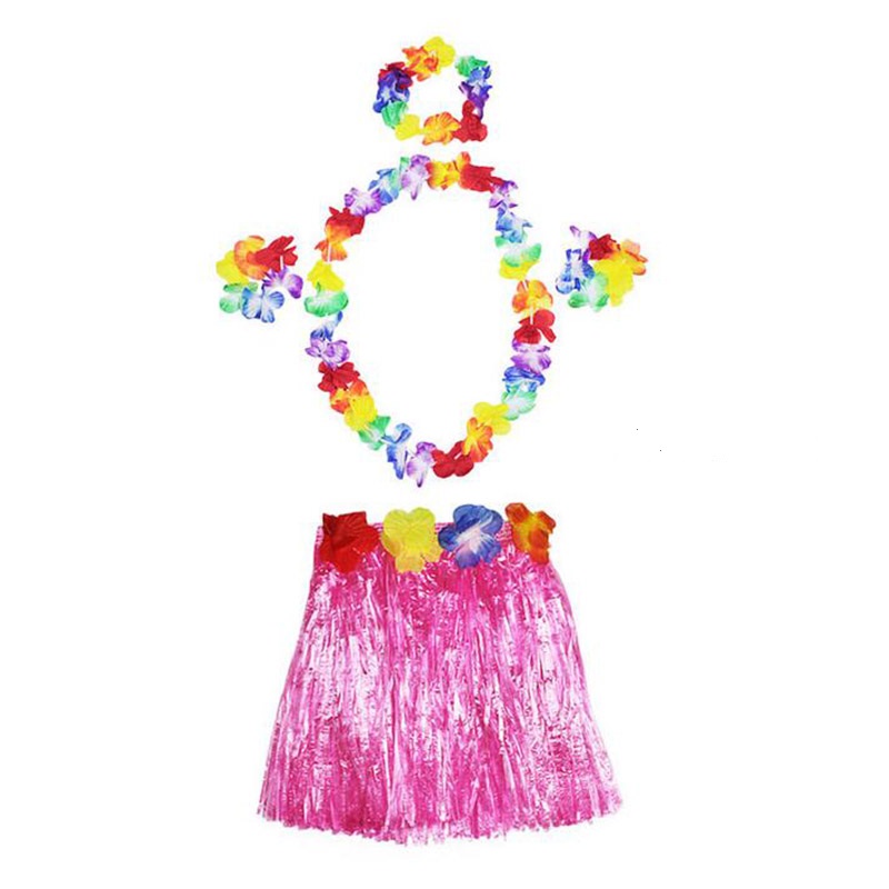 Pembe Hawaii Seti - Kolye
