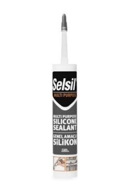 Siyah Universal Silikon - 280 gr - Dolgu Silikonu