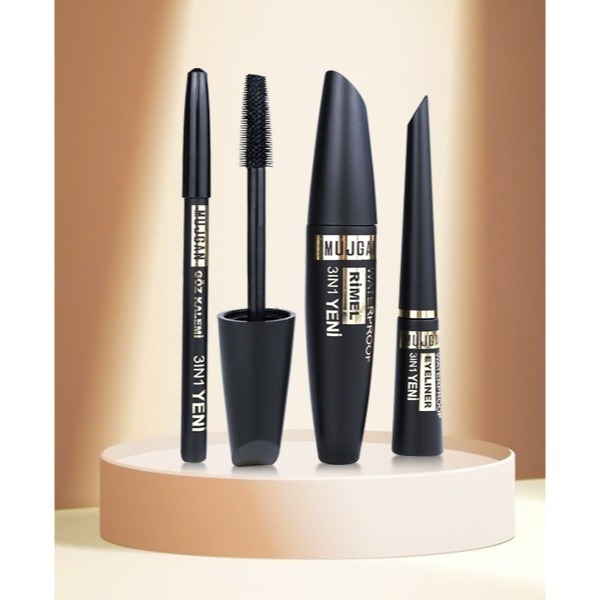 3'ü 1 Arada Göz Makyajı Seti - Eyeliner