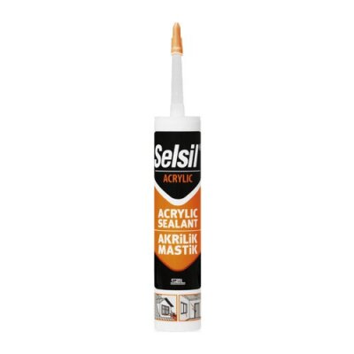 Beyaz Akrilik Mastik - Silikonize Akrilik - 500 gr