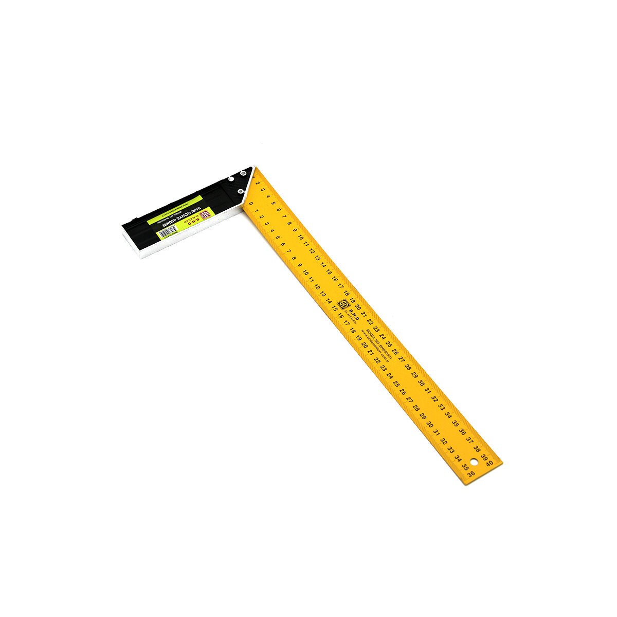 Metal Masa Gönyesi - 40 cm - Sarı Renk