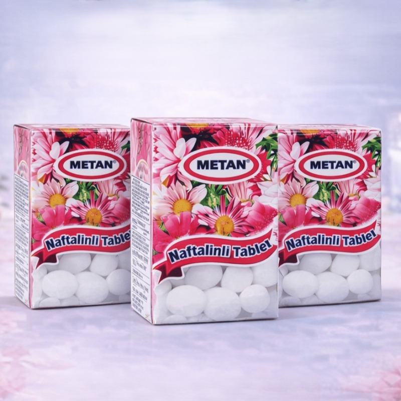 Naftalinli Tablet - Güve Kovucu - Dolap ve Çekmece Koruyucu