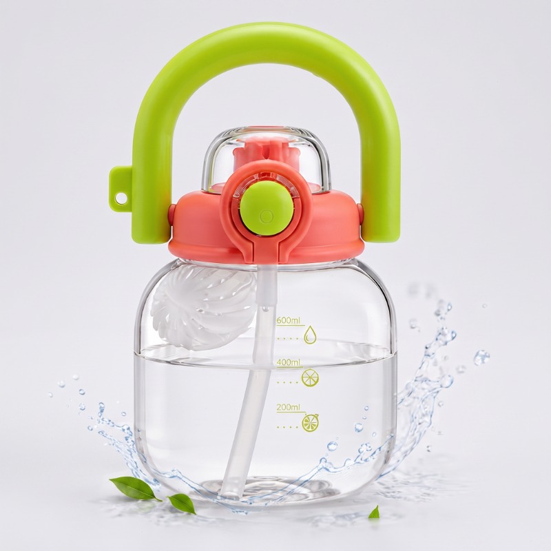 Sporcu Matarası - 600 ml - BPA İçermez - Sızdırmaz Kapaklı
